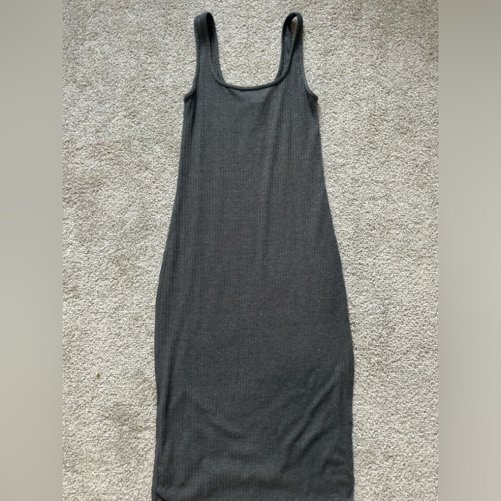Abercrombie and fitch ribbed midi dress
